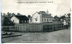 India Dowleswaram - American Lutheran Missionary Church pre WWI postcard - Picture 1 of 4