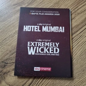 Extremely Wicked/Hotel Mumbai Rare Bafta Double Screener DVD,2020 FYC Promo, SKY - Picture 1 of 10