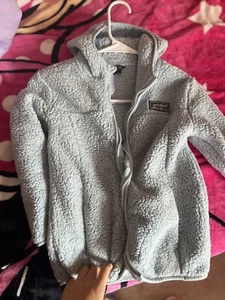 Eddie Bauer Girls' Youth Reversible Plush Jacket -light Blue XS - Picture 1 of 7