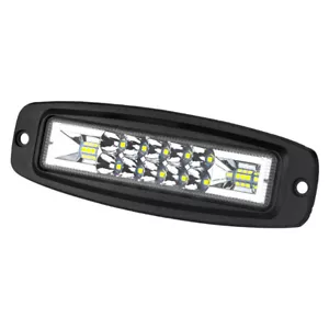 1X 7inch LED Work Light Bar Flush Mount Flood Spot Combo Offroad Driving Fog SUV - Bild 1 von 8