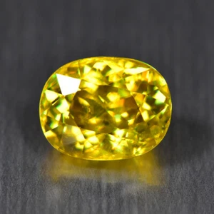 2,04 Karat Oval_Glänzend glänzend unbeheizt mehrfarbig Titanit Sphene - Bild 1 von 1