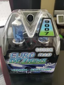 Euro Dezigns 6000k HID Xenon Krypton 9007 Brand New (2)!!! - Picture 1 of 5
