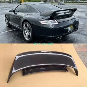 Fits For Porsche 911 997 Carrera All Carbon Fiber Rear Trunk Spoiler Wing GT2 - Picture 1 of 6