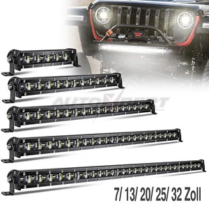 7 14 20 25 32 Zoll 12V 24V LED bar Lichtbalken Arbeitsscheinwerfer für Offroad~ - Bild 1 von 13