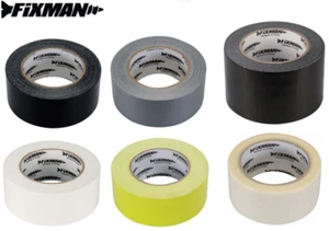 Cinta conducta Fixman súper pesada 50 mm x 50 m negra, plateada blanca adhesiva de alta viz - Imagen 1 de 14