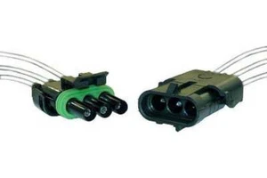 18 Awg Weather Pack Assembly Male/Female Three Cavity Connector Assy JT&T 2867F - Bild 1 von 2