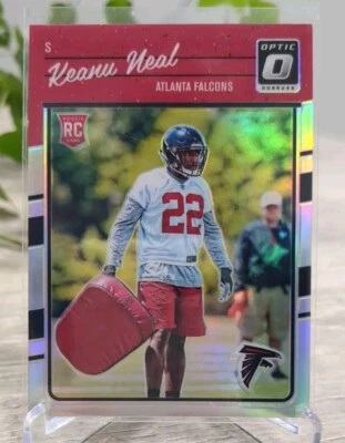 2016 Donruss Optic Keanu Neal Rookie Atlanta Falcons #125 Holo - Image 1 of 2