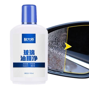 100ml Car Glass Oil Film Cleaner Cream Windshield Water Spot Remover - Picture 1 of 8
