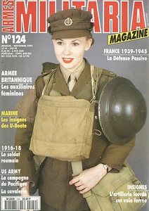 MILITARIA N°124 ARMEE BRIT AUXILIAIRE FEMININE/ SOLDAT ROUMAIN / DEFENSE PASSIVE - Imagen 1 de 2