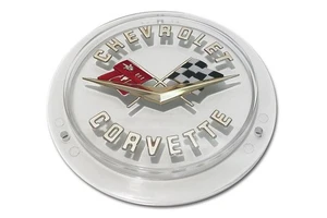 58-62 Corvette Gold Emblem NEW 58-60 Front 58-62 Rear 0722 - Picture 1 of 2