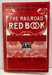 El Libro Rojo del Ferrocarril: marzo de 1913. Reproducción. ¡Buen estado! - Imagen 1 de 9
