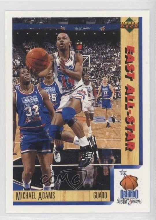 1991-92 Upper Deck International Italian Michael Adams #8 - Image 1 of 2