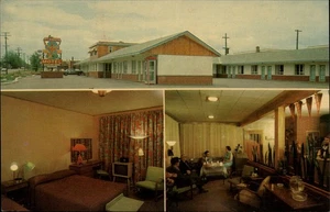 Canada Ottawa,ON Aladdin Motel, Interior Vintage Ontario Postcard - Picture 1 of 2