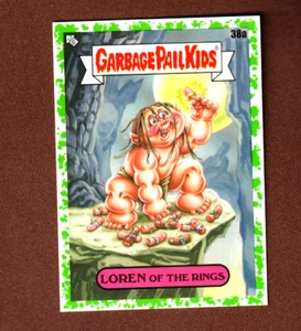 2022 Garbage Pail Kids Book Worms "LOREN OF THE RINGS" #38a Green Border Sticker - Picture 1 of 1