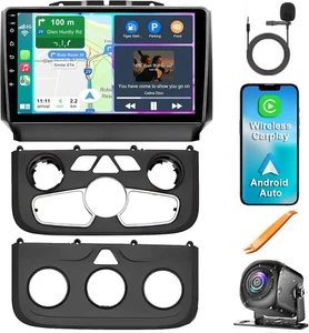 Carplay Car Stereo Radio 4+32G Android 13 For Dodge Ram 2013-2018 1500 2500 3500 - Picture 1 of 7
