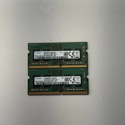 Set Of 2 Samsung 4GB M471A5244CB0-CRC PC4-2400T DDR4 SoDIMM Аа53 - Image 1 of 2