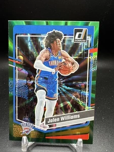 2023 Donruss Green Laser Holo #76 Jalen Williams - Bild 1 von 2