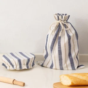 Bread Bags for Homemade Bread Sourdough with Bowl Cover, Reusable Linen Bread... - Picture 1 of 7