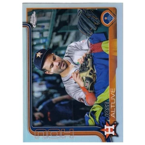 2025 Topps Chrome Image Variation Short Print Jose Altuve Houston Astros #77 - Picture 1 of 3