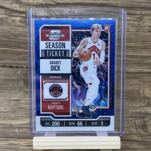 Billete de temporada óptico Gradey Dick 2023-24 Panini Contenders alcance azul/45 radiocontrol - Imagen 1 de 5