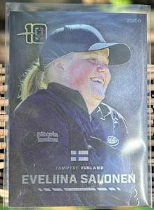 DGPT Disc Golf Commemorative 10th Season Eveliina Salonen Silver Chrome 25/50 - Picture 1 of 5