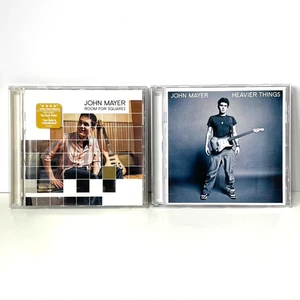 John Mayer 2 CD Music Album Collection Room For Squares + Heavier Things - Imagen 1 de 4