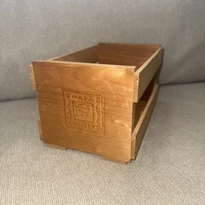 Napa Valley Box Company Wooden CD DVD Storage Holder Rack Shelf Crate - Picture 1 of 9