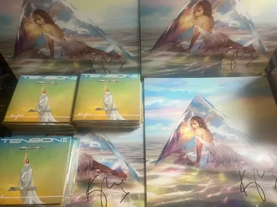 Kylie Minogue Tension II CD & Hand Signed Autographed 12" Island Print x1 - Image 1 of 4
