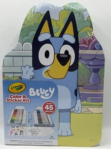 Crayola Bluey Color & Sticker Set 26 Marker, 20 Malseiten 1 Stickerbogen - Bild 1 von 5