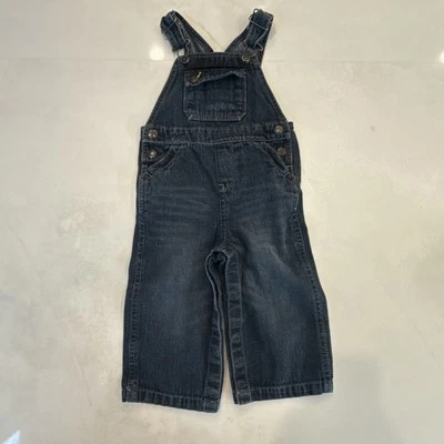 Mono Denim Bebé Genuino Niños de OshKosh 18M Correas Ajustables Lavado Oscuro Foto 1 de 4