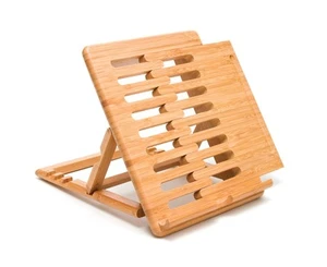 Lipper International 1887 Bamboo Wood Expandable Stand for iPad, Samsung, Nexus, - Picture 1 of 7