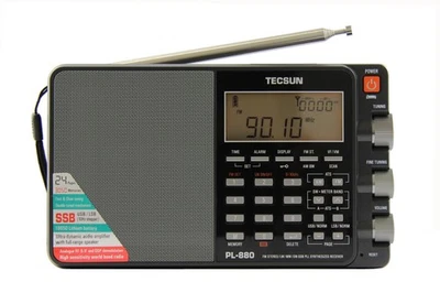 TECSUN PL-880 AM MW FM LW SW Shortwave SSB Radio **18650 BATTERY NOT INCLUDED** - Image 1 of 4