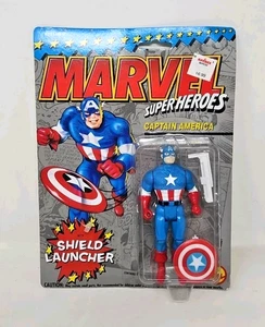 Figura de acción ToyBiz Marvel Superhéroes Capitán América 1993 de colección - Imagen 1 de 9