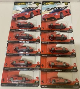10 x Hot Wheels 2025 Premium Car Culture LaFerrari Red Euro Speed  3/5 Ferrari . - Picture 1 of 3