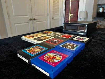 BSR McDonald TD8S-3  8 Track Player -Great Britain TESTED Tapes-New Pads/Splices Foto 1 de 4