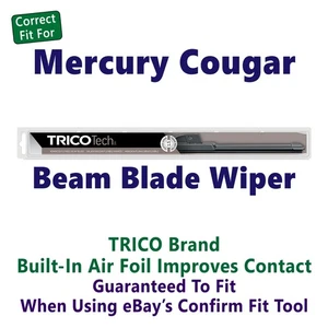 Wiper Blade (Qty 1) Beam fits 1983-1988 Mercury Cougar -19180 - Picture 1 of 11