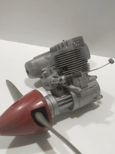 OS MAX 75 AX  RC AIRPLANE ENGINE  W/ E-4040 Power Box MUFFLER Master Air, Screw - Picture 1 of 7