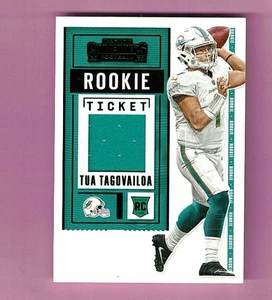 Tua Tagovailoa Jersey Relic ROOKIE 2020 Contenders Ticket #RSV-TTA RC B898 - Bild 1 von 2