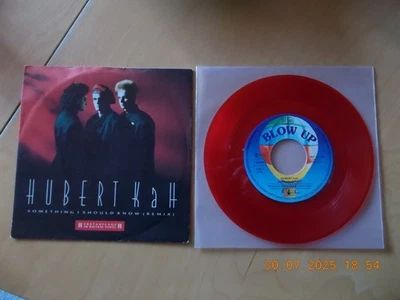 Hubert Kah Something I should know (Remix, 1986, red vinyl)  [7" Single] - Bild 1 von 2