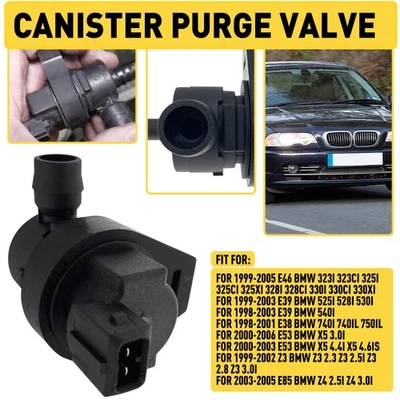 Válvula de purga de bote de vapor para BMW 525i 530i 540i 740i 325i 325xi 13901433602 EE. UU. Foto 1 de 4
