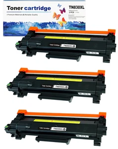 Black TN830XL Compatible Toner Cartridge Replacement for Brother TN830XL 3 Pack - Picture 1 of 7