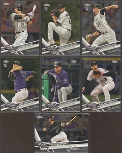 2017 TOPPS CHROME ROCKIES TEAM SET MARQUEZ HOFFMAN ARENADO DAHL PLUS BOUNS - Picture 1 of 1