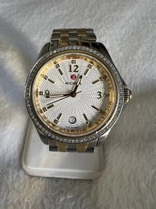 Michelle watch Belmore Diamond Watch Mw29a01c5942 Fits 6 Inch Wrist - Picture 1 of 6