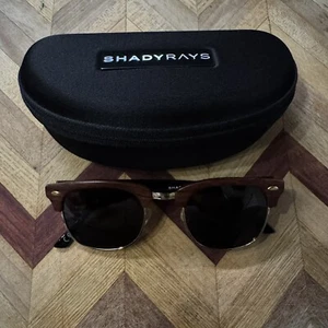 Gafas de sol polarizadas Shady Rays Oakmont con estuche marcos de madera - Imagen 1 de 4