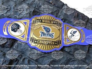 Tennessee Titans Championship Belt Adult Size 2mm Brass