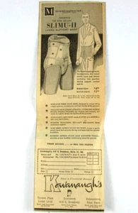 Slip intimo uomo slim U-II con ritaglio pannello pubblicitario 1963 - Foto 1 di 3