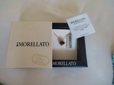 Collana con pendolo a cubo e zirconi neri, firmato Morellato - Immagine 1 di 3