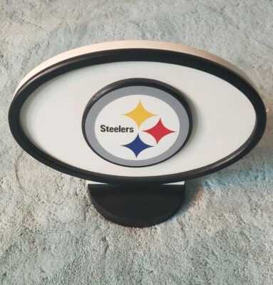 Pittsburgh Steelers NFL Logo Arte Soporte Aventura Muebles Nuevo Foto 1 de 2