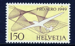 SWITZERLAND 1949 Pro Aero Special AIR MAIL Flight SG 499 MINT - Picture 1 of 2