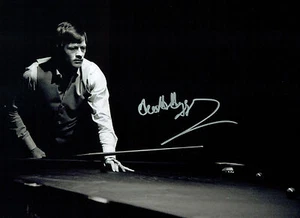 Alex Higgins Signed Autograph Large 16x12 Snooker Table RARE Photo + COA - Picture 1 of 1